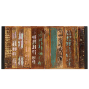 vidaXL Table de salle à manger 140x70x75 cm en bois de récupération massif