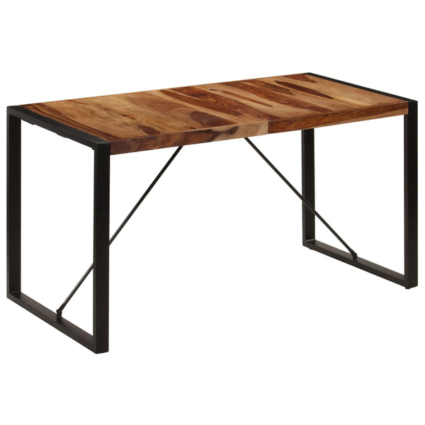 Esstisch 140 x 70 x 75 cm Massivholz Akazie
