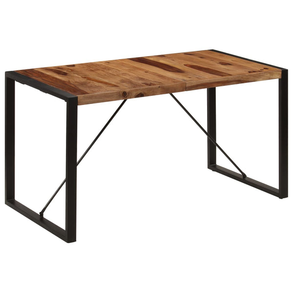Esstisch 140 x 70 x 75 cm Massivholz Akazie