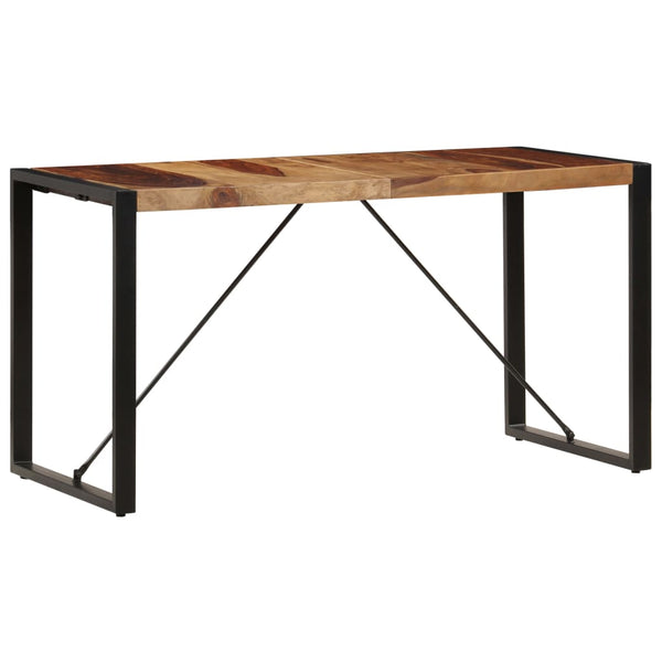Esstisch 140 x 70 x 75 cm Massivholz Akazie