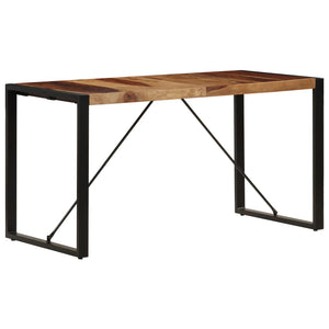 Esstisch 140 x 70 x 75 cm Massivholz Akazie