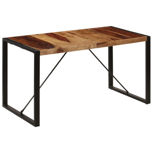 Esstisch 140 x 70 x 75 cm Massivholz Akazie