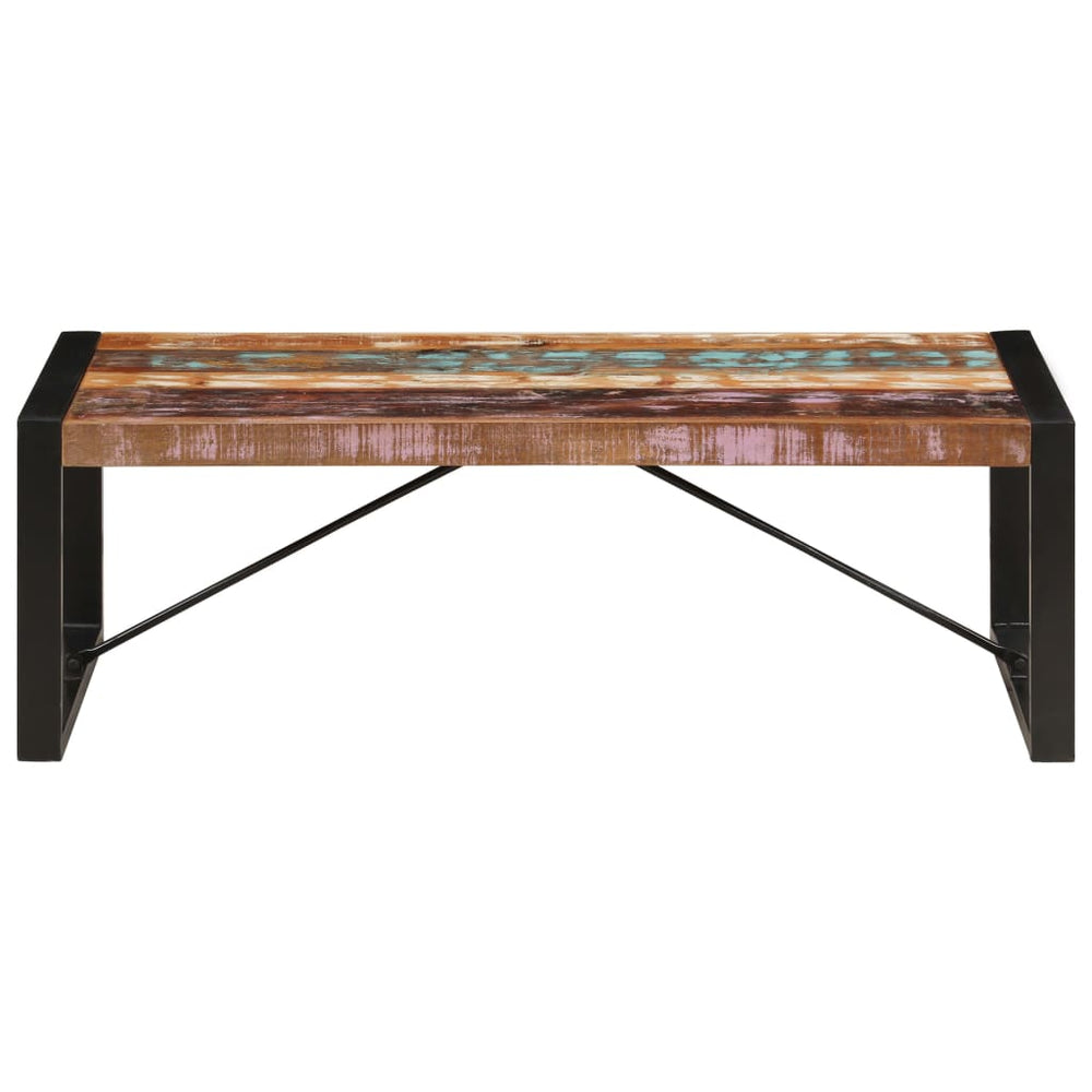vidaXL Table basse 120x60x40 cm Bois de récupération massif