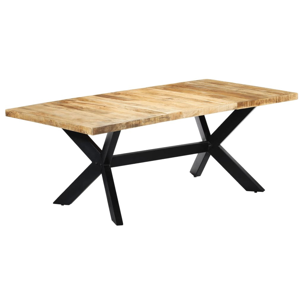 vidaXL Table de salle à manger 200×100×75 cm Bois de manguier massif