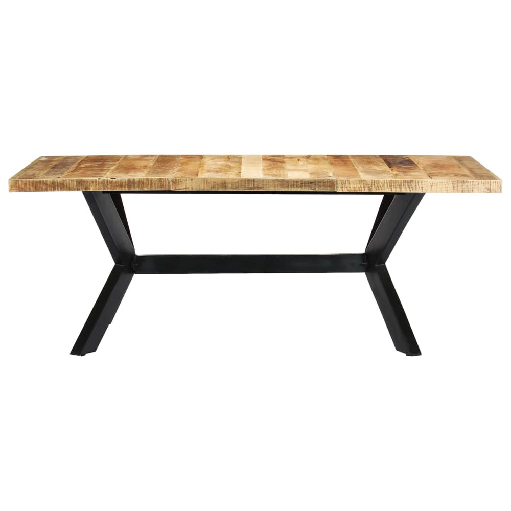 vidaXL Table de salle à manger 200×100×75 cm Bois de manguier massif