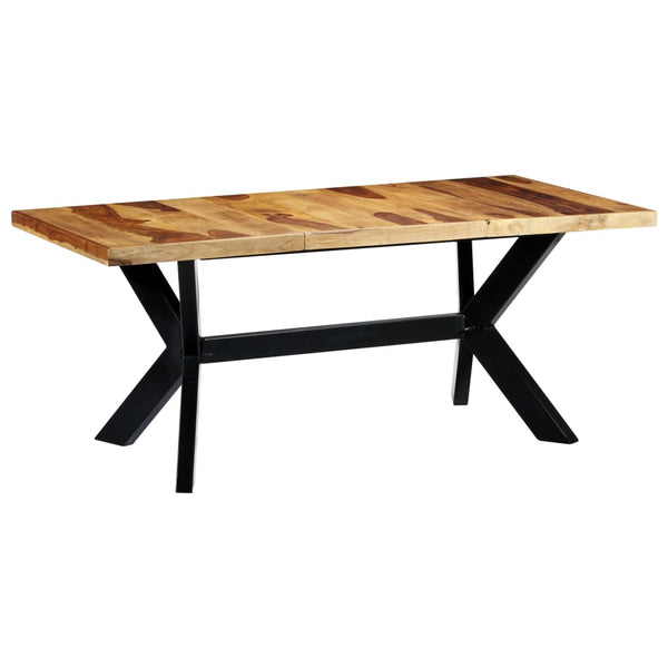 vidaXL Table de salle à manger 180x90x75 cm Bois d'acacia massif