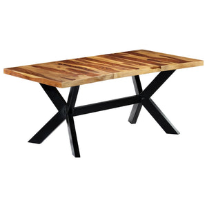 vidaXL Table de salle à manger 180x90x75 cm Bois d'acacia massif