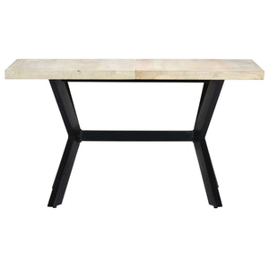 Esstisch 140x70x75 cm Massivholz Mango Gebleicht