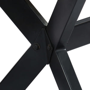 vidaXL Table de salle à manger 140x70x75 cm en bois de récupération massif