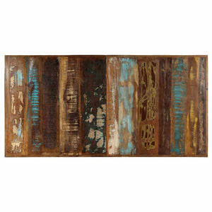 vidaXL Table de salle à manger 140x70x75 cm en bois de récupération massif