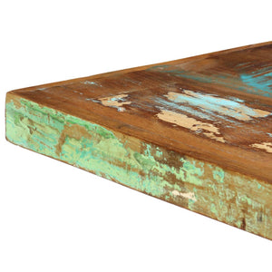 vidaXL Table de salle à manger 140x70x75 cm en bois de récupération massif