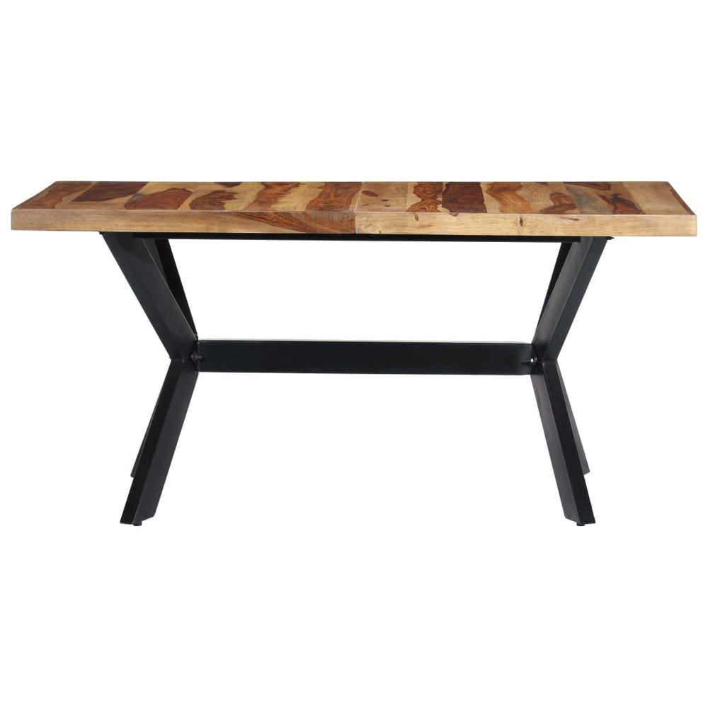 vidaXL Table de salle à manger 140x70x75 cm en bois d'acacia massif