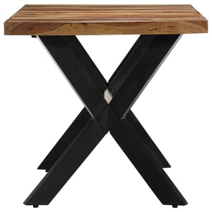 Esstisch 140x70x75 cm Massivholz Akazie