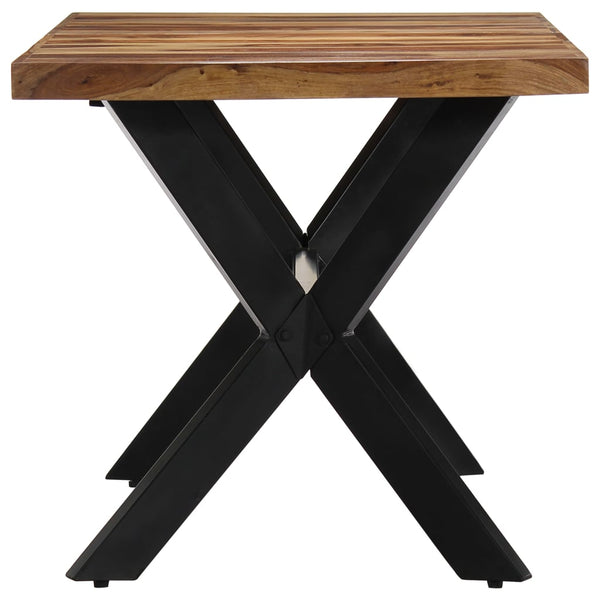 Esstisch 140x70x75 cm Massivholz Akazie