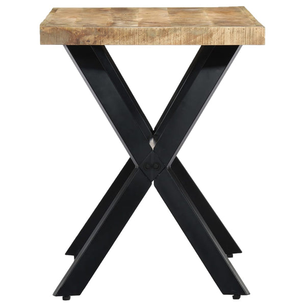 Esstisch 120x60x75 cm Raues Mangoholz
