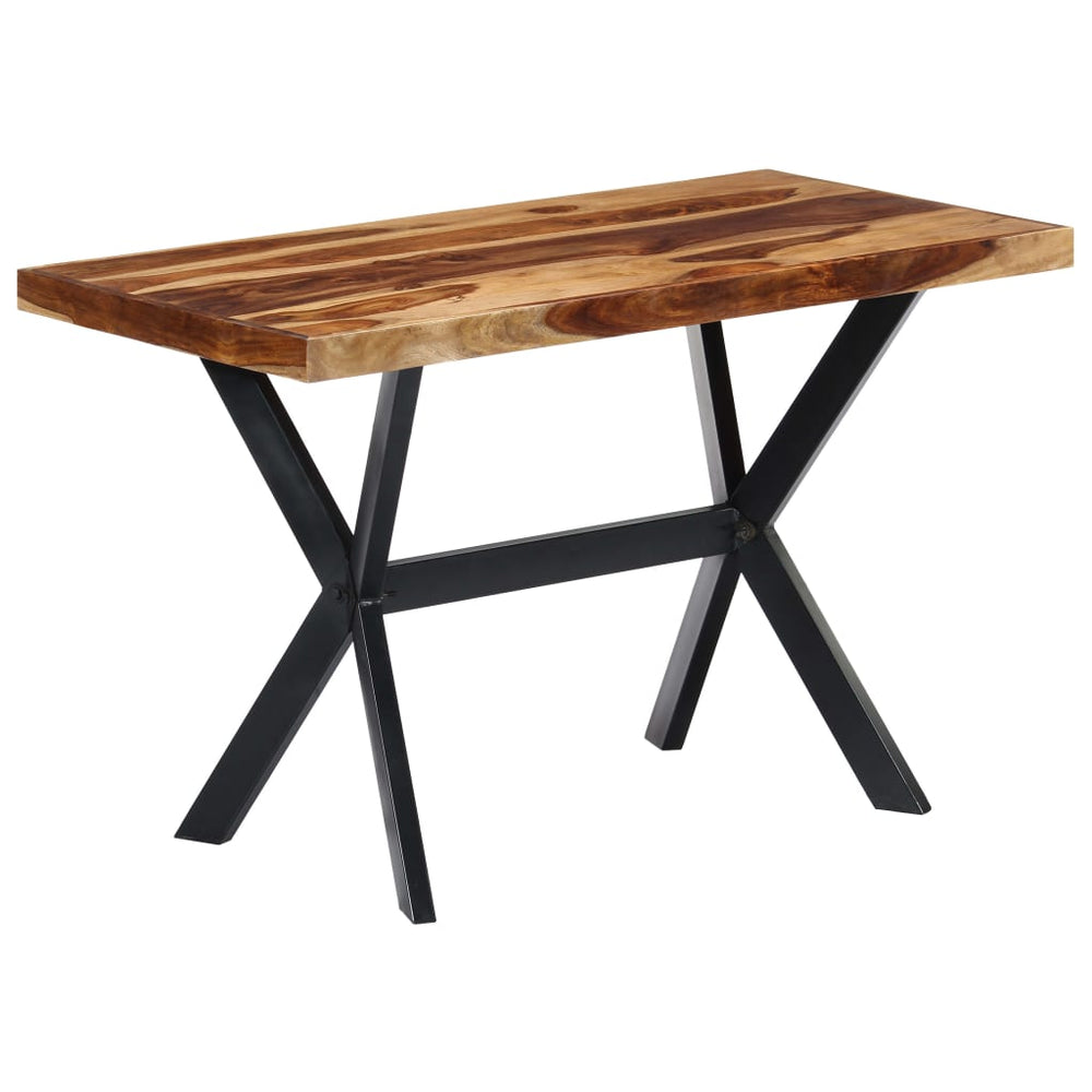 vidaXL Table de salle à manger 120x60x75 cm en bois d'acacia massif