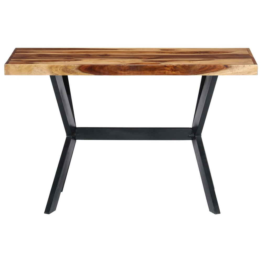 vidaXL Table de salle à manger 120x60x75 cm en bois d'acacia massif