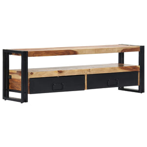 TV-Schrank 120x30x40 cm Massivholz Akazie