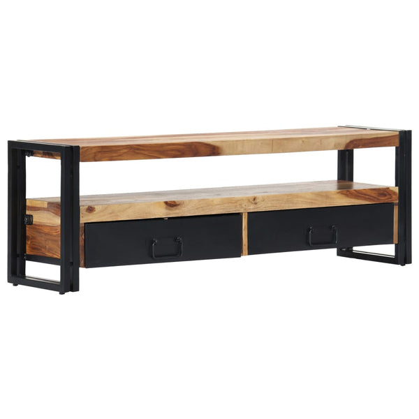 TV-Schrank 120x30x40 cm Massivholz Akazie