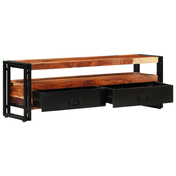 TV-Schrank 120x30x40 cm Massivholz Akazie