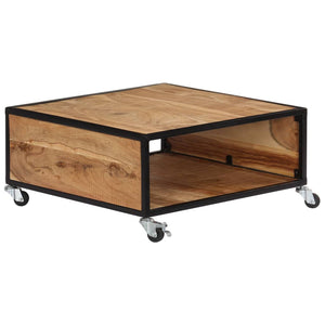 Couchtisch 70x70x32 cm Massivholz Akazie