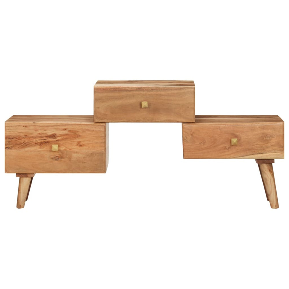 TV-Schrank 108x30x49 cm Massivholz Akazie