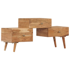 Meuble TV vidaXL 108x30x49 cm Bois d'acacia massif