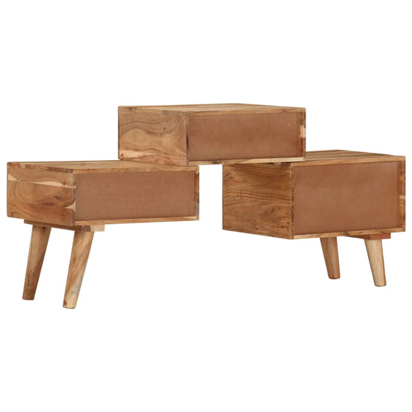 TV-Schrank 108x30x49 cm Massivholz Akazie