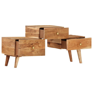 TV-Schrank 108x30x49 cm Massivholz Akazie