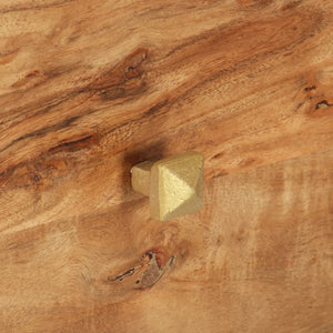 Meuble TV vidaXL 108x30x49 cm Bois d'acacia massif