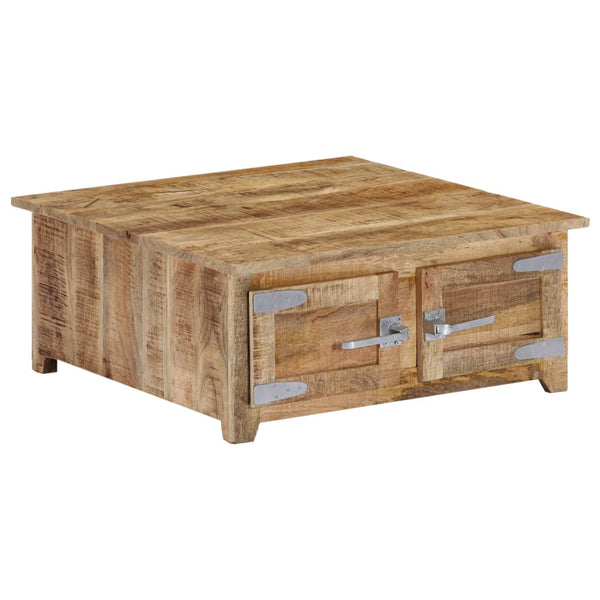 Couchtisch 70x70x30 cm Massivholz Mango