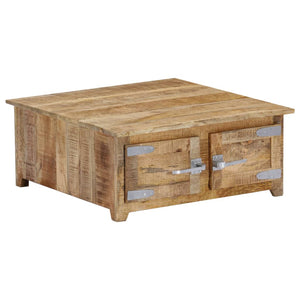 Couchtisch 70x70x30 cm Massivholz Mango