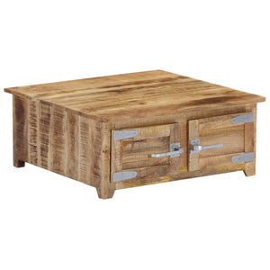 Couchtisch 70x70x30 cm Massivholz Mango
