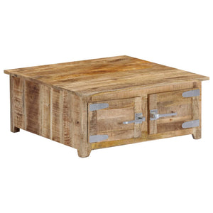 Couchtisch 70x70x30 cm Massivholz Mango
