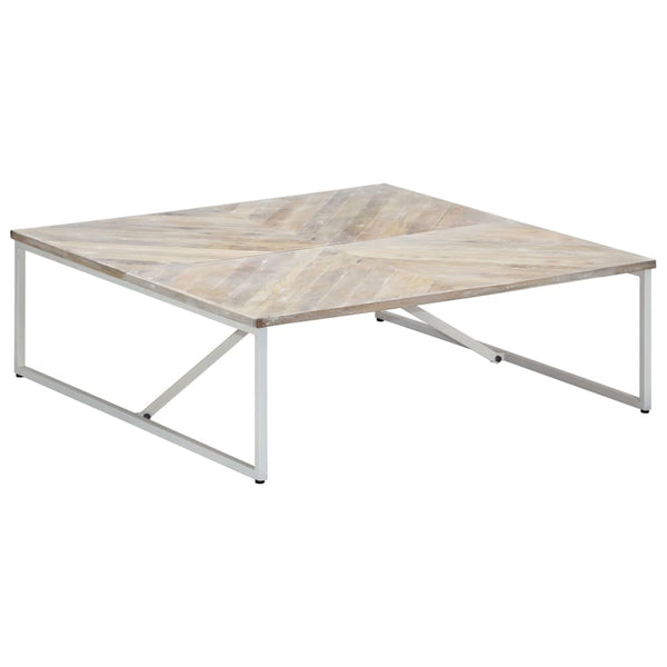Couchtisch 110x110x36 cm Massivholz Mango