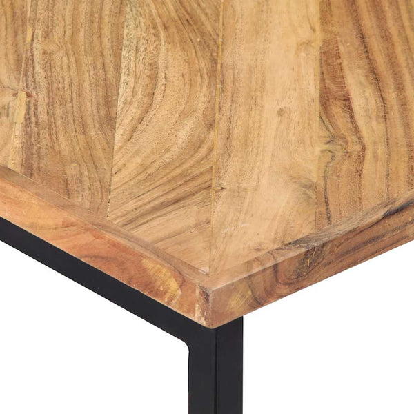 Couchtisch 110x110x36 cm Massivholz Akazie