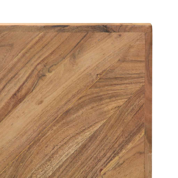 Couchtisch 110x110x36 cm Massivholz Akazie