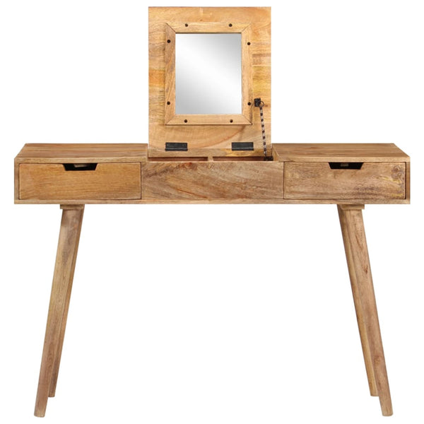 Schminktisch 112x45x76 cm Massivholz Mango