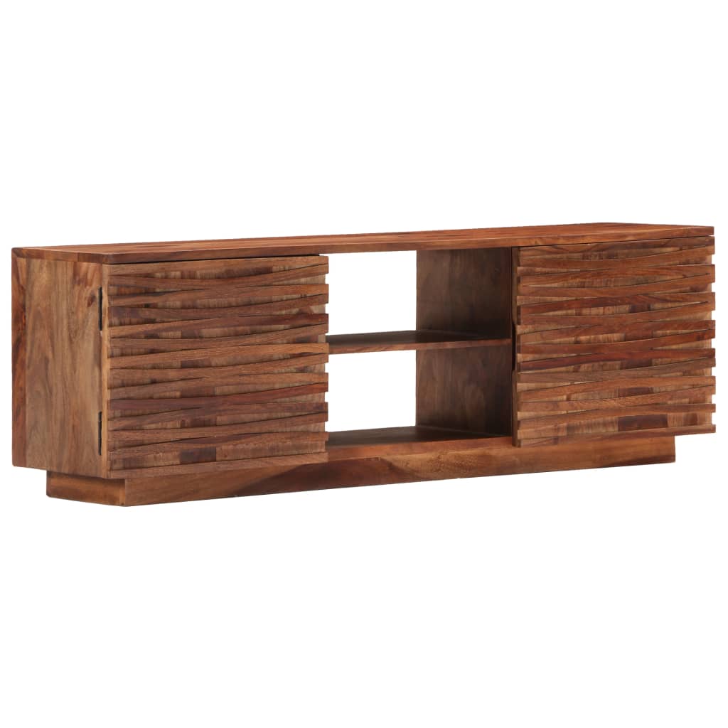 TV-Schrank 120x30x40 cm Massivholz Akazie