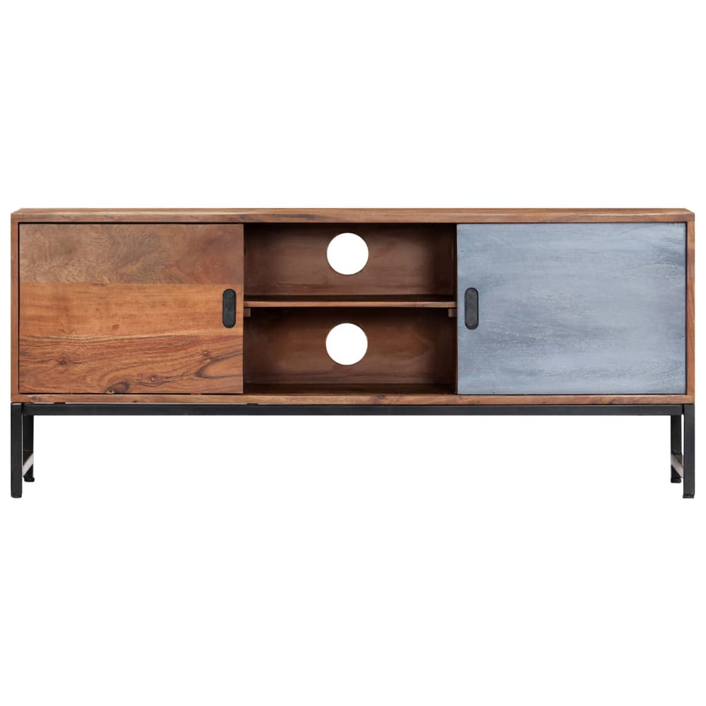 TV-Schrank 120x30x49 cm Massivholz Akazie