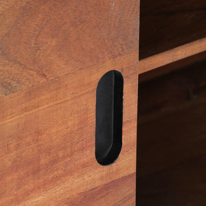 TV-Schrank 120x30x49 cm Massivholz Akazie