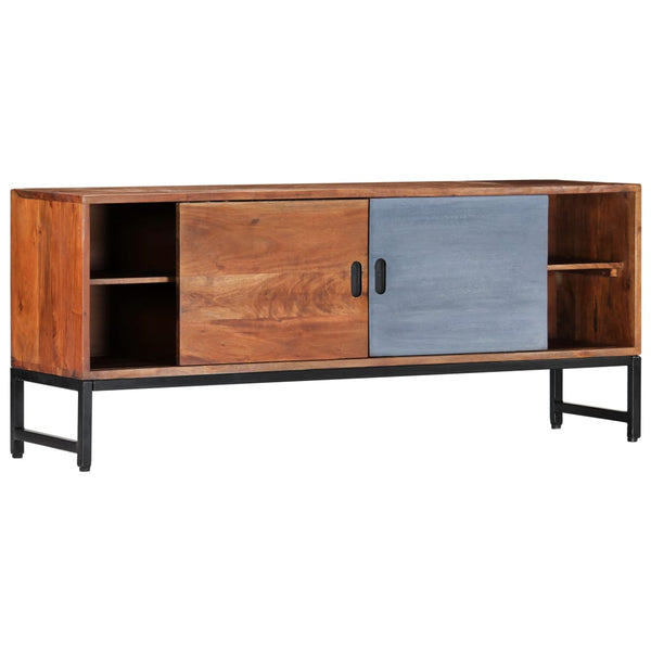 TV-Schrank 120x30x49 cm Massivholz Akazie