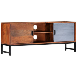 TV-Schrank 120x30x49 cm Massivholz Akazie