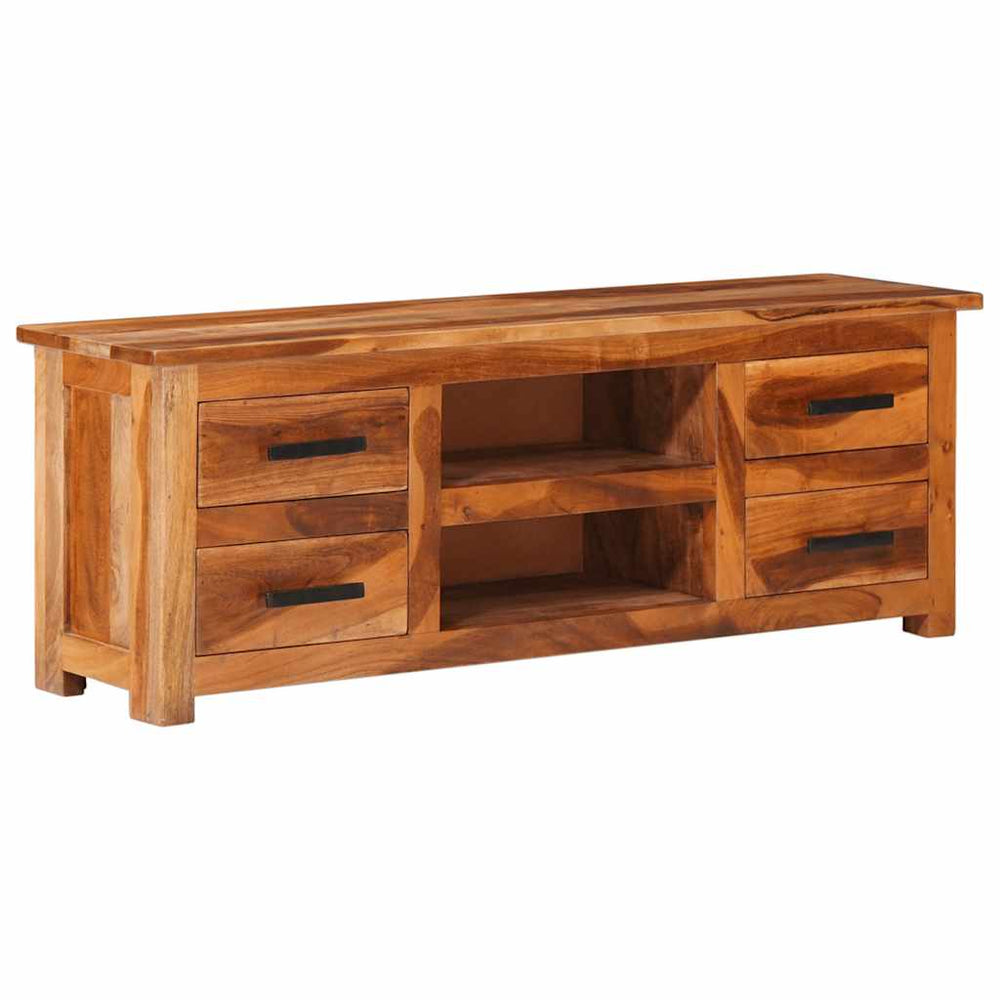 vidaXL Meuble TV 110x30x40 cm Bois massif