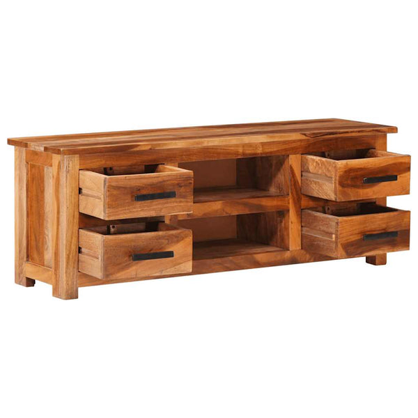TV-Schrank 110x30x40 cm Massivholz