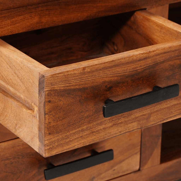 TV-Schrank 110x30x40 cm Massivholz
