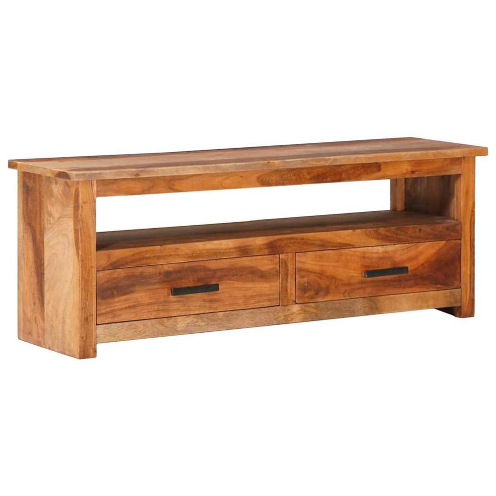 TV-Schrank 118x30x40 cm Massivholz