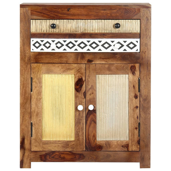 Beistellschrank 60x30x75 cm Massivholz Akazie