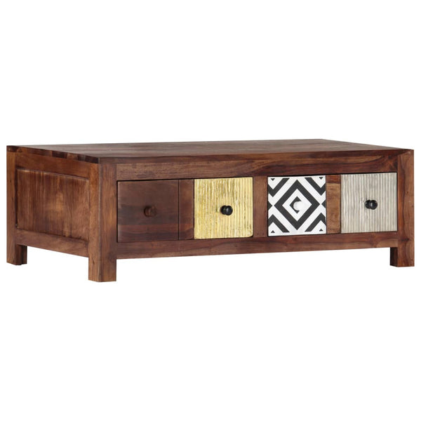 Couchtisch 90x50x30 cm Massivholz Akazie