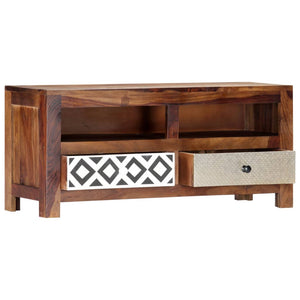 TV-Schrank 90x30x40 cm Massivholz Akazie